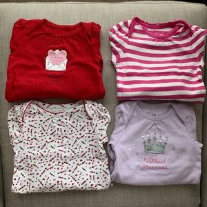 GAP long sleeved onesies